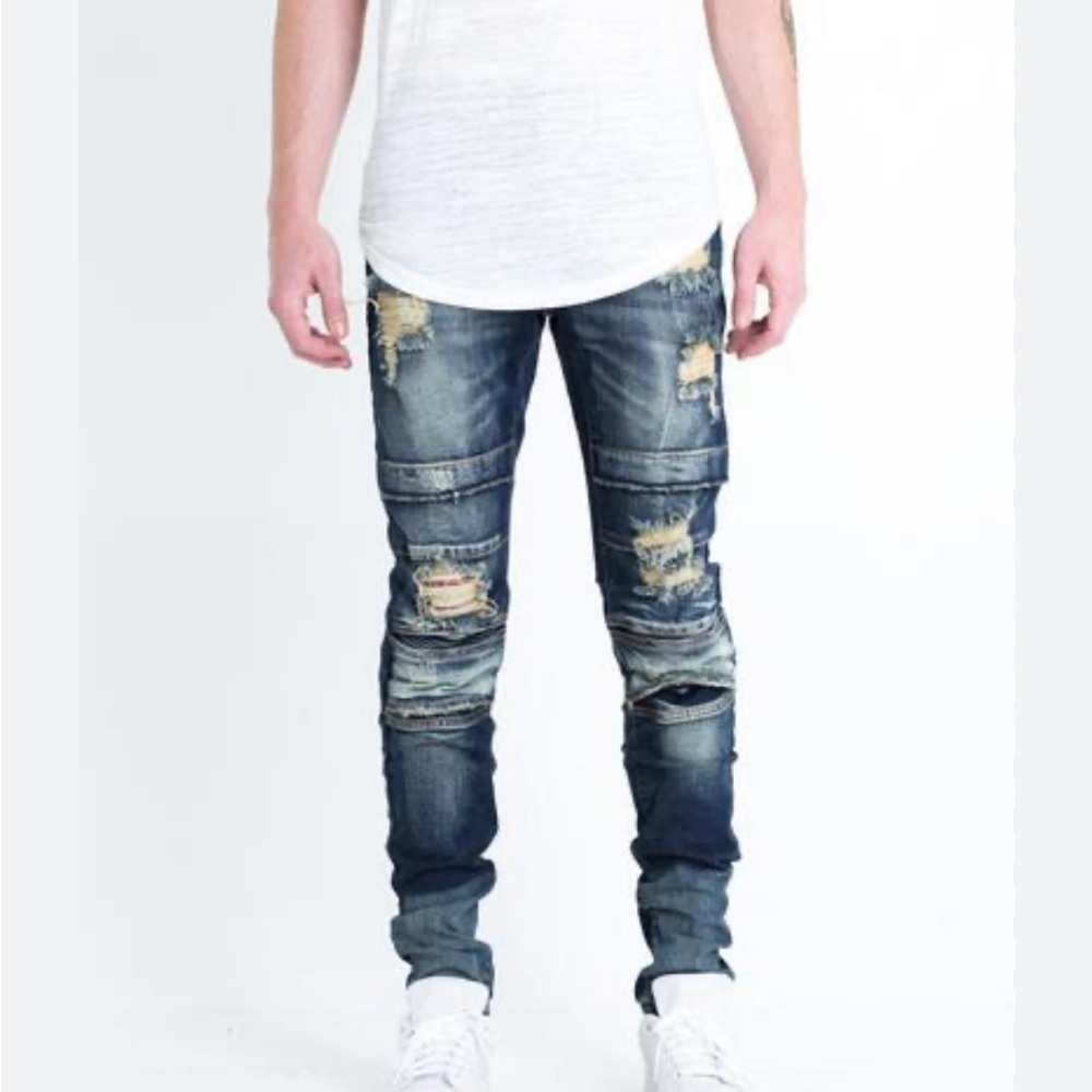 CRYSP DENIM Ali Distressed Jeans